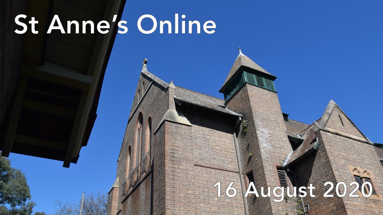 St Anne's Online 16 August 2020 YouTube