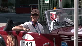 Mille miglia: l'auto che celebra i 500 anni del Gruppo Beretta fa pit stop nella sede Benelli Armi