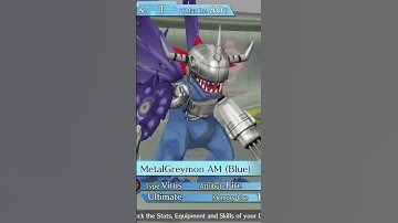 Showcase Digimon MetalGreymon (Blue) Alterous Mode (AM) - Digimon Story: Cyber Sleuth