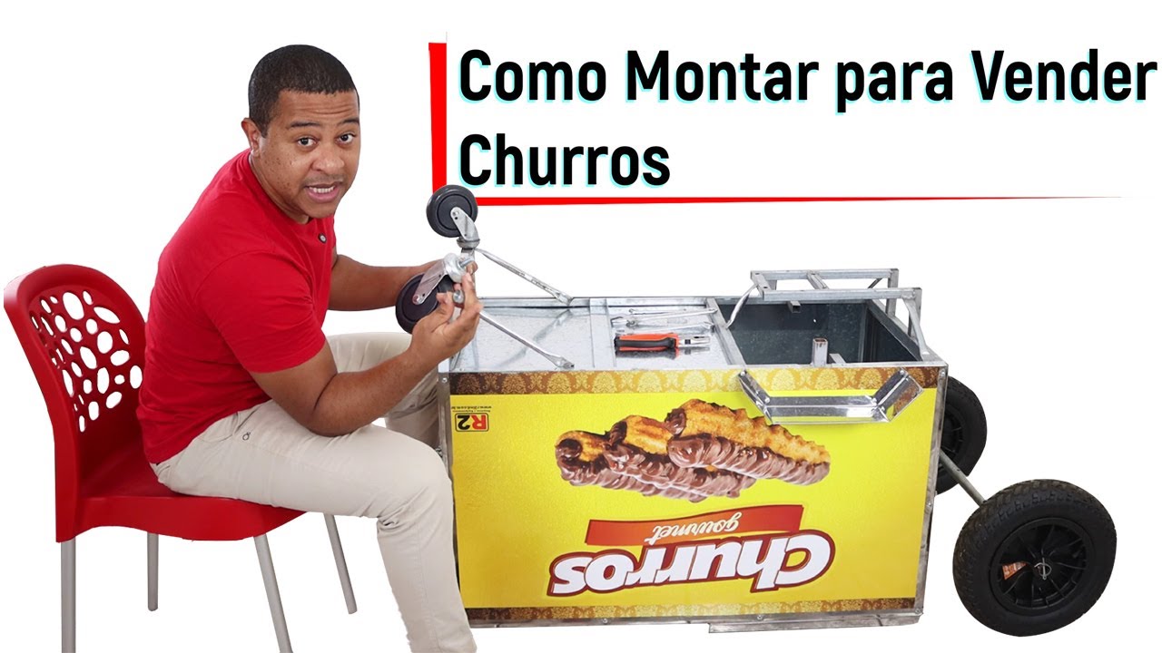 Como Montar o Carrinho de Churros R2 | O Melhor para Churros