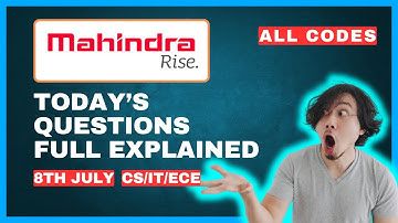 Kun jij dat? 😲 | Mahindra Rise Assessment 2025 || Mahindra Rise Coderingsvragen 2025