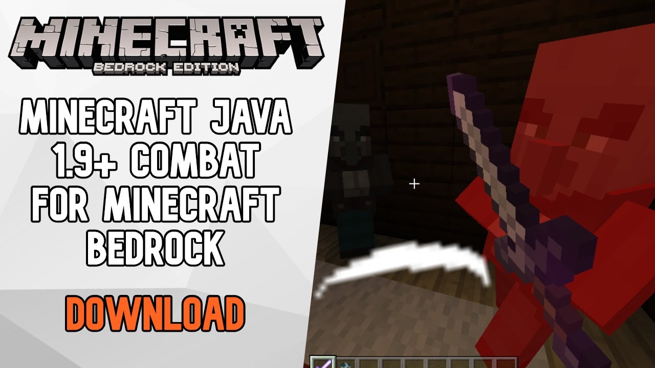 Minecraft Java 1 9 Combat For Bedrock Minecraft Pe Mods Addons