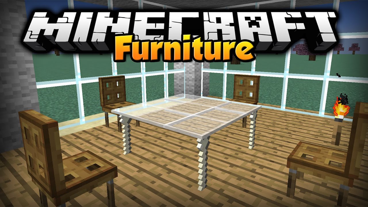 minecraft: furniture custom command - youtube
