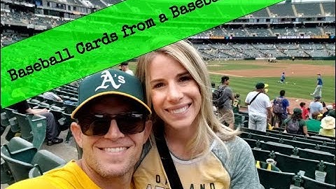 Buying Baseball Cards (and Memorabilia) from a Baseball Game