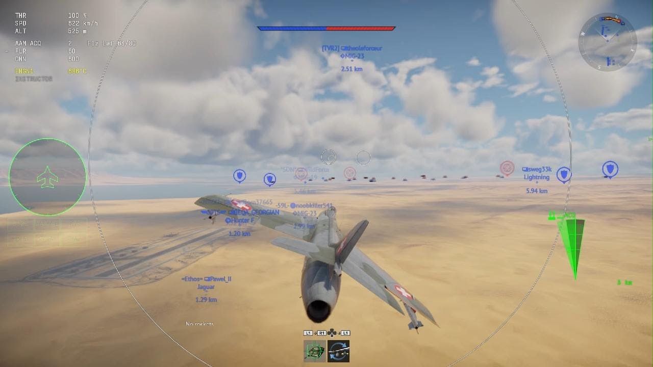 The swiss f. 58 hunter - YouTube
