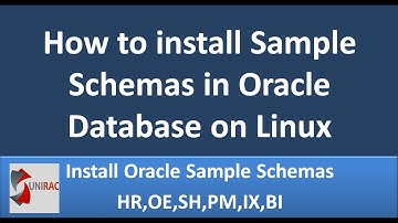 How to install HR Schema in Oracle Database || Install Oracle Database Schemas || Sample Database