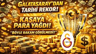 Galatasaray’dan Tari̇hi̇ Rekor 26. Şampiyonluk Geldi, Kasaya Para Yağdı: \