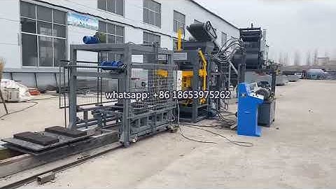 fully automatic paving block making machine