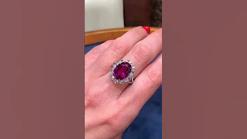 Burma Ruby Ring 4 01 Carats 