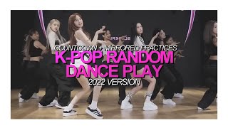 K-POP RANDOM DANCE PLAY | 50 SONGS FROM 2022 [COUNTDOWN + MIRRORED DANCE PRACTICE VERSION]