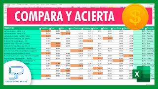Encuentra el PRECIO MÁS BAJO entre tus PROVEEDORES en Excel screenshot 1