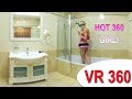 A ukrainian girl in 4K 360 degree Video. Pretty lite erotic VR 360 3D. #video360