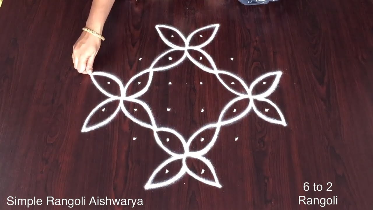 Vinayaka Chavithi Muggulu With Dots
