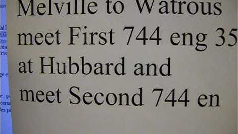 A American Railroad Railway Morse code  Demonstration Train Order using Vibroplex