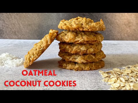 OATMEAL COCONUT COOKIES  Egg free cookies