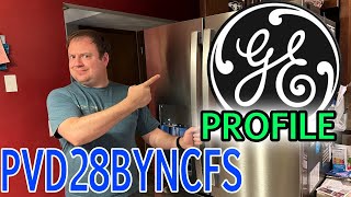 GE Profile Refrigerator PVD28BYNCFS | Full Tour and Review