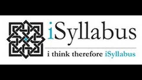 What does iSyllabus mean to me?