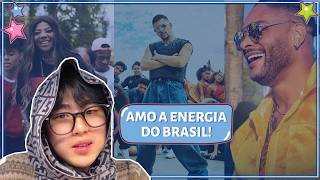 RAPPER COREANO REAGE A FLASHMOBS NO BRASIL (COM GUN-E)