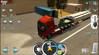 Euro Truck Driver 2018 - Heavy Trailer Amsterdam - ETS Truck Simulator Android Gameplay #4 screenshot 2