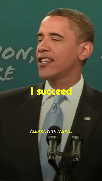 Let your failures teach you 🔥 - Barack Obama