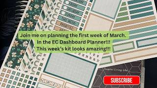 Plan with me in my Dashboard Planner. Erin Condren. Business and content planning.