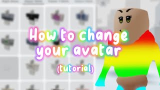 How to change your avatar!