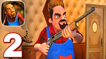 Scary Stranger 3D Gameplay Walkthrough Part 2 || Level 5 & 6 || New Update