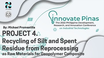 Recycling of Silt and Spent Residue from Reprocessing as Raw Materials for Geopolymer Composite