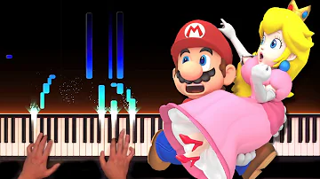 New Super Mario Bros. Wii Underwater Theme (Extended) Piano Waltz