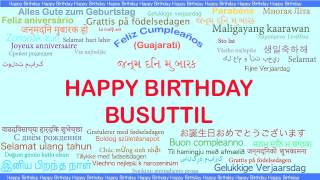 Busuttil   Languages Idiomas - Happy Birthday