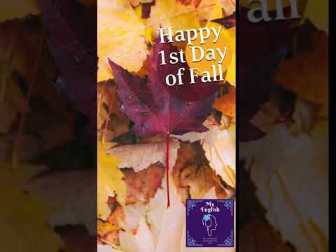 Happy 1st Day Of Fall