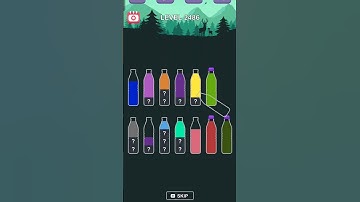Water sort puzzle level 2486