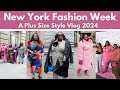 A new york fashion week plus size style vlog