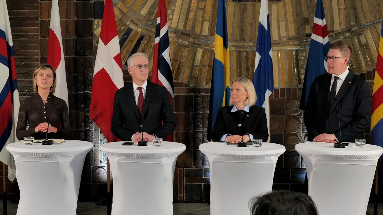 LIVE: Pressträff med Magdalena Andersson och nordiska socialdemokratiska partiledare