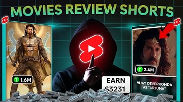 Make Movies Review Shorts just 4 step "( Faceless Youtube channel ideas" 2024 ) YT Manoj Tips