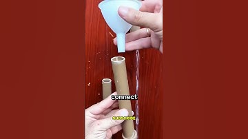 Geniale truc om je pijp zo aan te sluiten!😱❤#shortsvideo