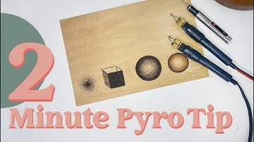 Pyrography Shading Tutorial  |  Wood Burning Shading Exercise  |  How Shade with Wood Burning