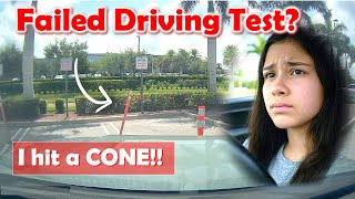 Dmv Driving Test - Fail??  I Hit A Cone!  Official Test