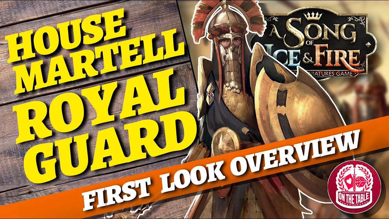 First Look! House Martell Sunspear Royal Guards for A Song of Ice and