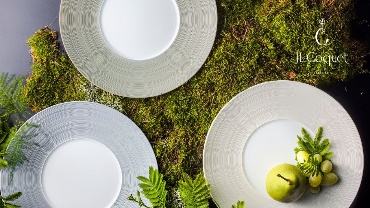 JL Coquet ゴールド ストライプ皿 ディナープレート 31.5cm 【公式通販】