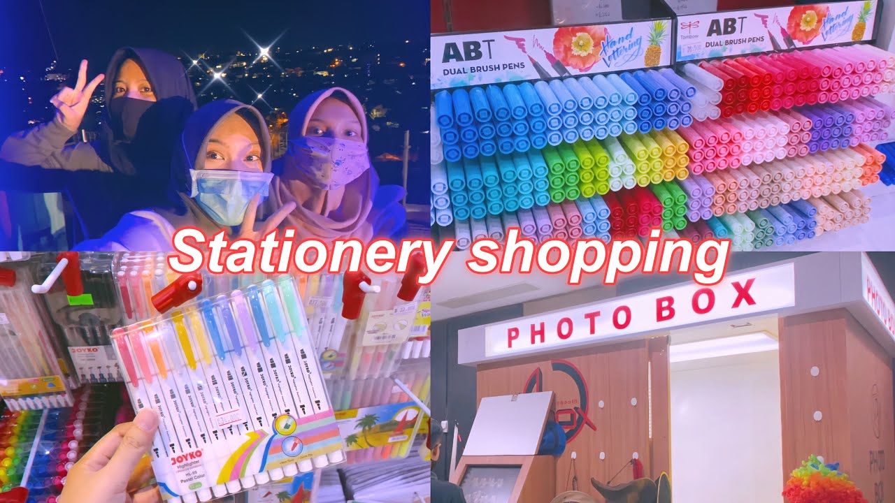 vlog - stationery shopping #2 🛍 | meeting my online friends!