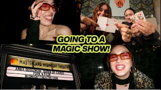 Going to a magic show in NYC! 🪄