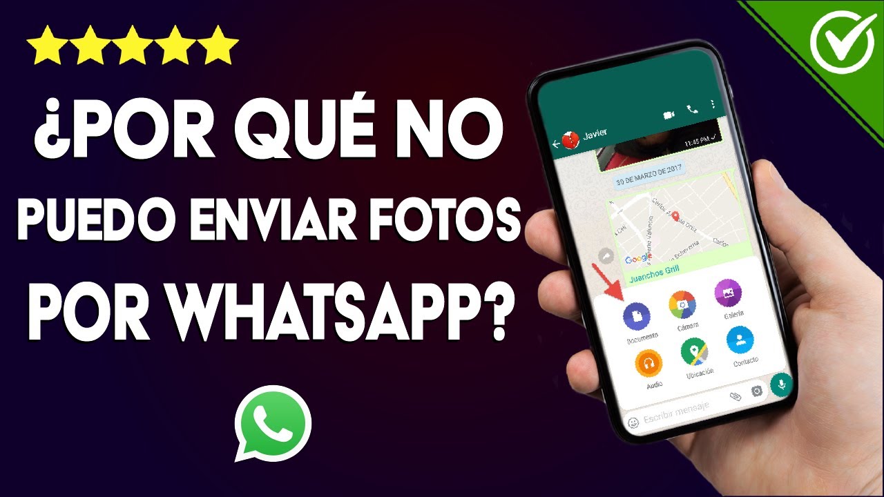 Whatsapp no deja enviar fotos