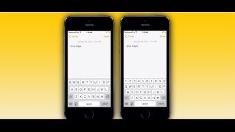 How To Add An Extra Row Of Number Keys To iOS 7 Keyboard