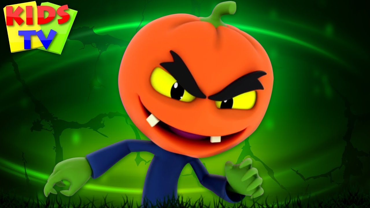 Theres a Scary Pumpkin  Super Supremes Cartoons  Halloween Songs for kids