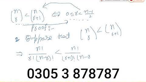 Number Theory, BiNomial Theorem, Part 2