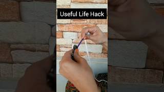 Useful Life Hack #How to put string in pajama & skirt,#youtubeshorts #shorts    नाडी घालण्याची trick
