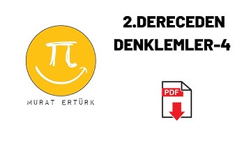 KÖKLERİ VERİLEN DENKLEMİ YAZMA | PDF | 2.DERECEDEN DENKLEMLER-4