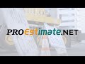 Proestimatenet  streamline bidding  improve your estimating process