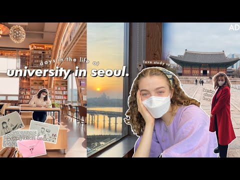 Cosy Day in the Life of a Uni Student in Seoul  i love learning!! | ad